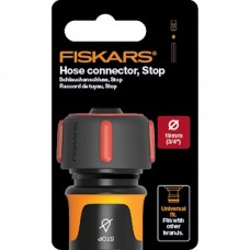 FISKARS. Conector furtun AquaSTOP 19 mm (3/4”)..